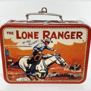 Hallmark Lone Ranger Tin Lunchbox Ornament 1997